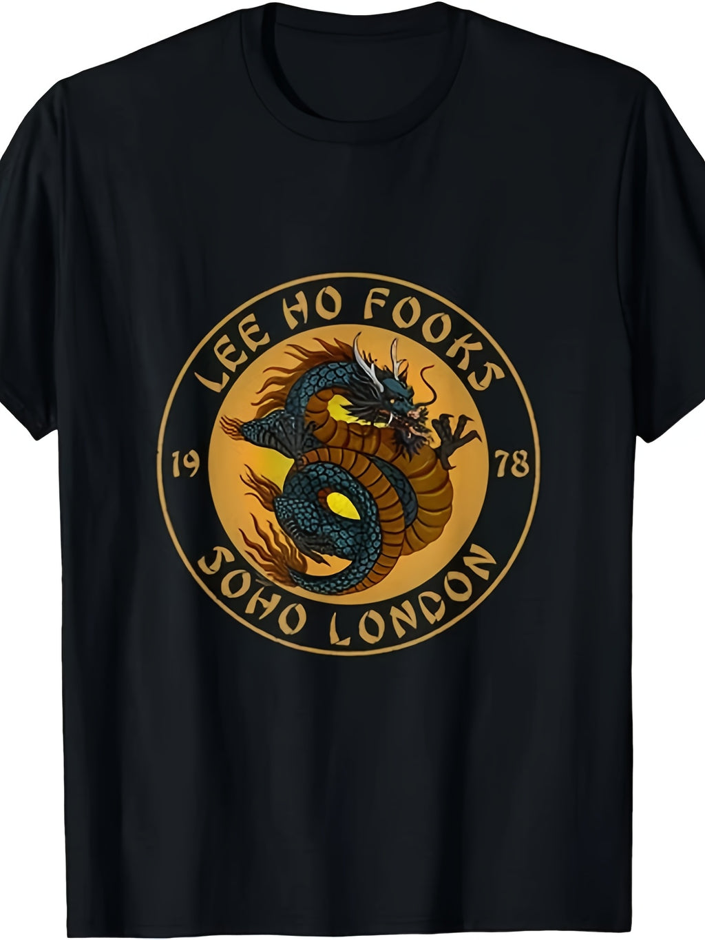 Funny Lee Ho Fooks Chinese Restaurant Design T-Shirt Unisex Tees Same Style for Men and Women 2026 Summer Short-sleeved Printed T-shirt 180G