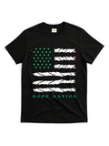 Cool Nation Flag Featuring a Leaf for 420 Celebrations, Perfect for Weed Day. Humorous T-Shirt Design Suitable for Both Men And Women, Ideal for Summer 2026 with Short Sleeves And a Weight of 180G