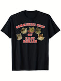 Men'S Funny Communist Cats of East Berlin Graphic T-Shirt | Humorous Cold War Novelty Tee with Red Text & Design, Casual Round Neck, Short Sleeve, Regular Fit, Slight Stretch Fabric, Vintage Style, Perfect for Weekend Casual & Daily Wear, 180G
