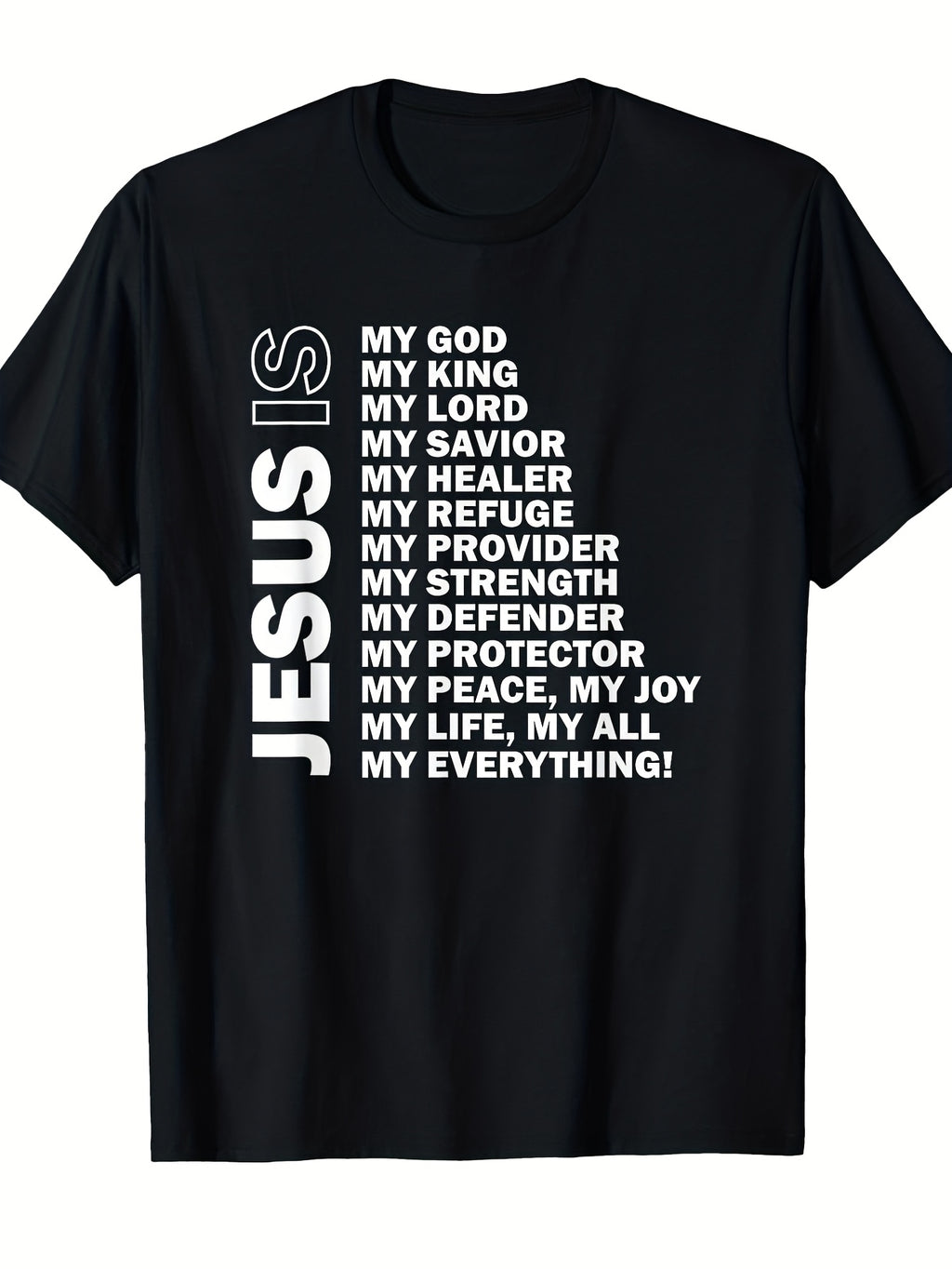 Men'S Heavyweight Christian Graphic T-Shirt | My God Lord or Ask Me About Faith Design with Lettering, Round Neck, Short Sleeve, Casual Church Apparel for Religious Events & Daily Wear, 180G Fabric, Vintage Style, Crew Neck, Pullover, Regular Fit