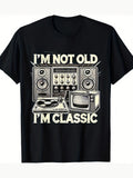 Classic Funny Retro Technique T-Shirt 180g Casual Style Crew Neck Perfect for Male & Couples Suitable for Weekend Casual Sports Hiking & Outdoor Spring Summer Fall Season Same Style for Men and Women 2026 Summer Short-sleeved Printed T-shirt 180G