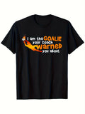 Football Goalkeeper T-Shirt Unisex Casual Tee Fade-Resistant Soft and Comfortable Same Style for Men and Women 2026 Summer Short-sleeved Printed T-shirt 180G