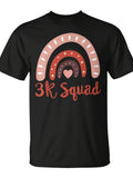 3K Squad Teacher Kinder Pre-K Elementary Teachers Crew Team T-Shirt - Monsterry Same Style for Men and Women 2026 Summer Short-sleeved Printed T-shirt 180G