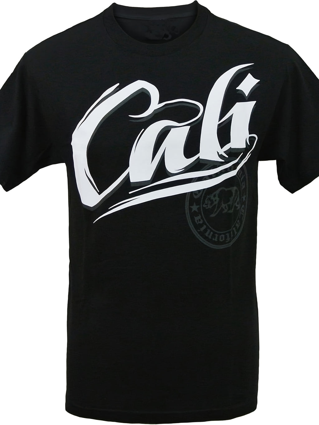 FUNNY STYLE TEES California Republic Graphic Men's Shirts Cali Same Style for Men and Women 2026 Summer Short-sleeved Printed T-shirt 220G