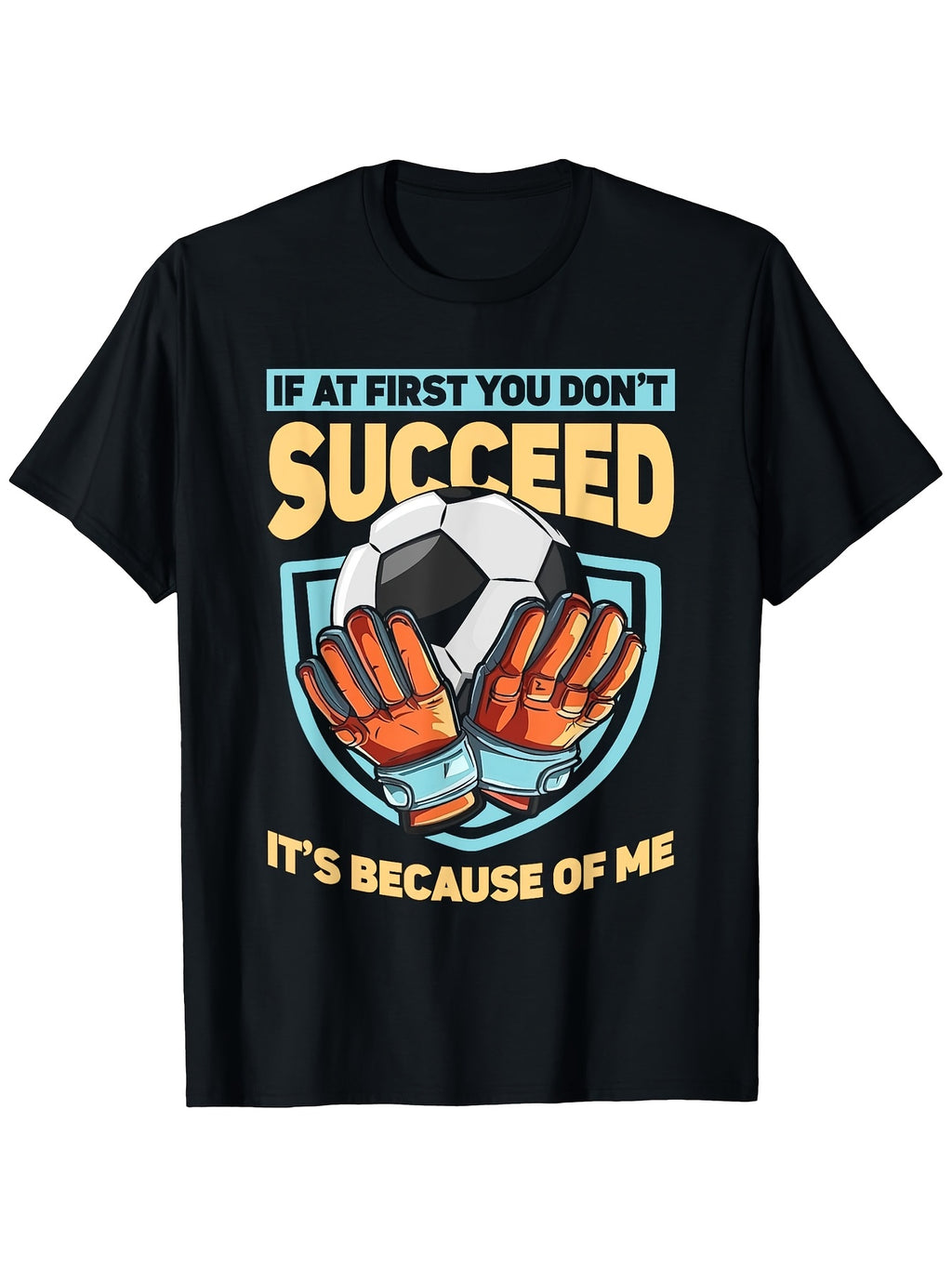 Boys Girls Goaltender Defender Goalkeeper Soccer Goalie Goal T-Shirt Same Style for Men and Women 2026 Summer Short-sleeved Printed T-shirt 180G