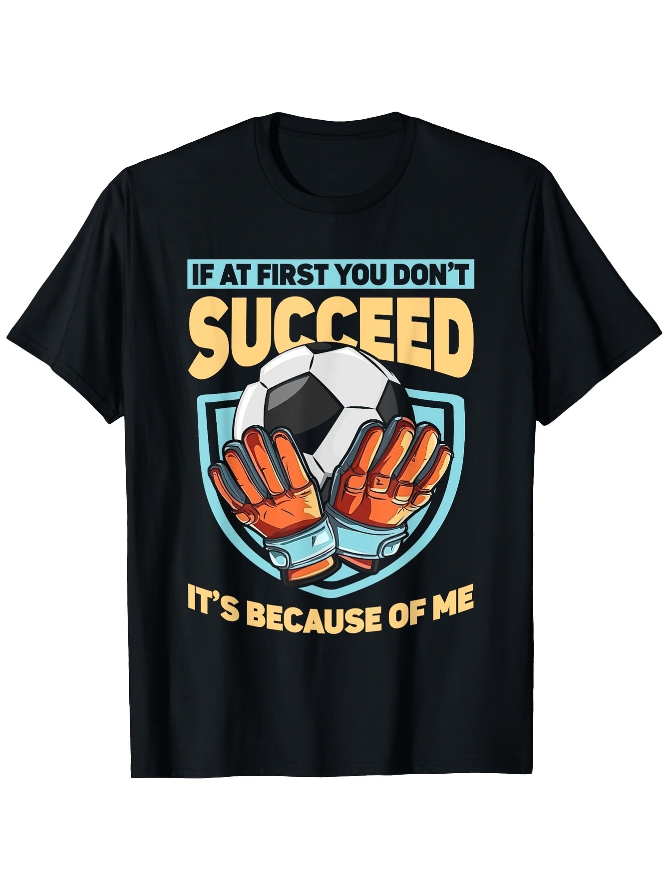 Boys Girls Goaltender Defender Goalkeeper Soccer Goalie Goal T-Shirt Same Style for Men and Women 2026 Summer Short-sleeved Printed T-shirt 180G