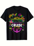 Family Matching T-Shirt for New Orleans Trip Made of 100% Stylish Casual Tee Extremely Soft And Breathable Short Sleeves Crew Neck Ideal for Summer Daily Use And Holiday Presents Same Style for Men and Women 2026 Summer Short-sleeved Printed T-shirt