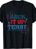Terry, Reverse It! Fireworks-Themed Unisex T-Shirt, Suitable for Both Men And Women, Featuring a Similar Design for Summer 2026 with Short Sleeves And a Weight of 220G
