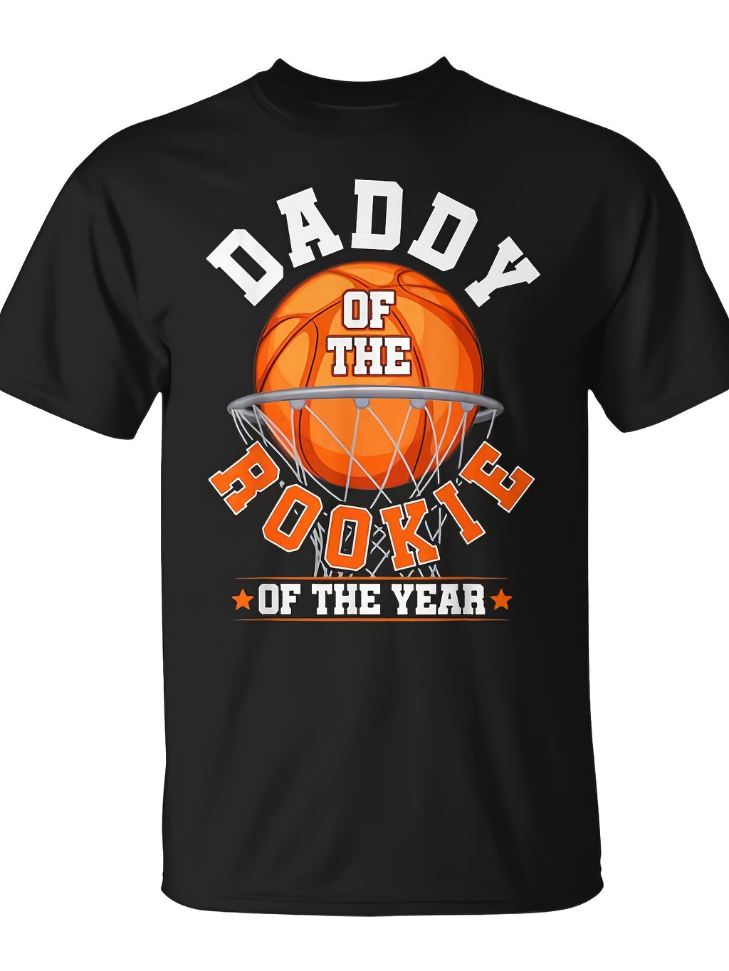 Daddy Of Rookie 1St Birthday Basketball Family Matching T-Shirt - Monsterry Same Style for Men and Women 2026 Summer Short-sleeved Printed T-shirt 180G