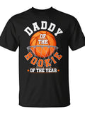Daddy Of Rookie 1St Birthday Basketball Family Matching T-Shirt - Monsterry Same Style for Men and Women 2026 Summer Short-sleeved Printed T-shirt 180G