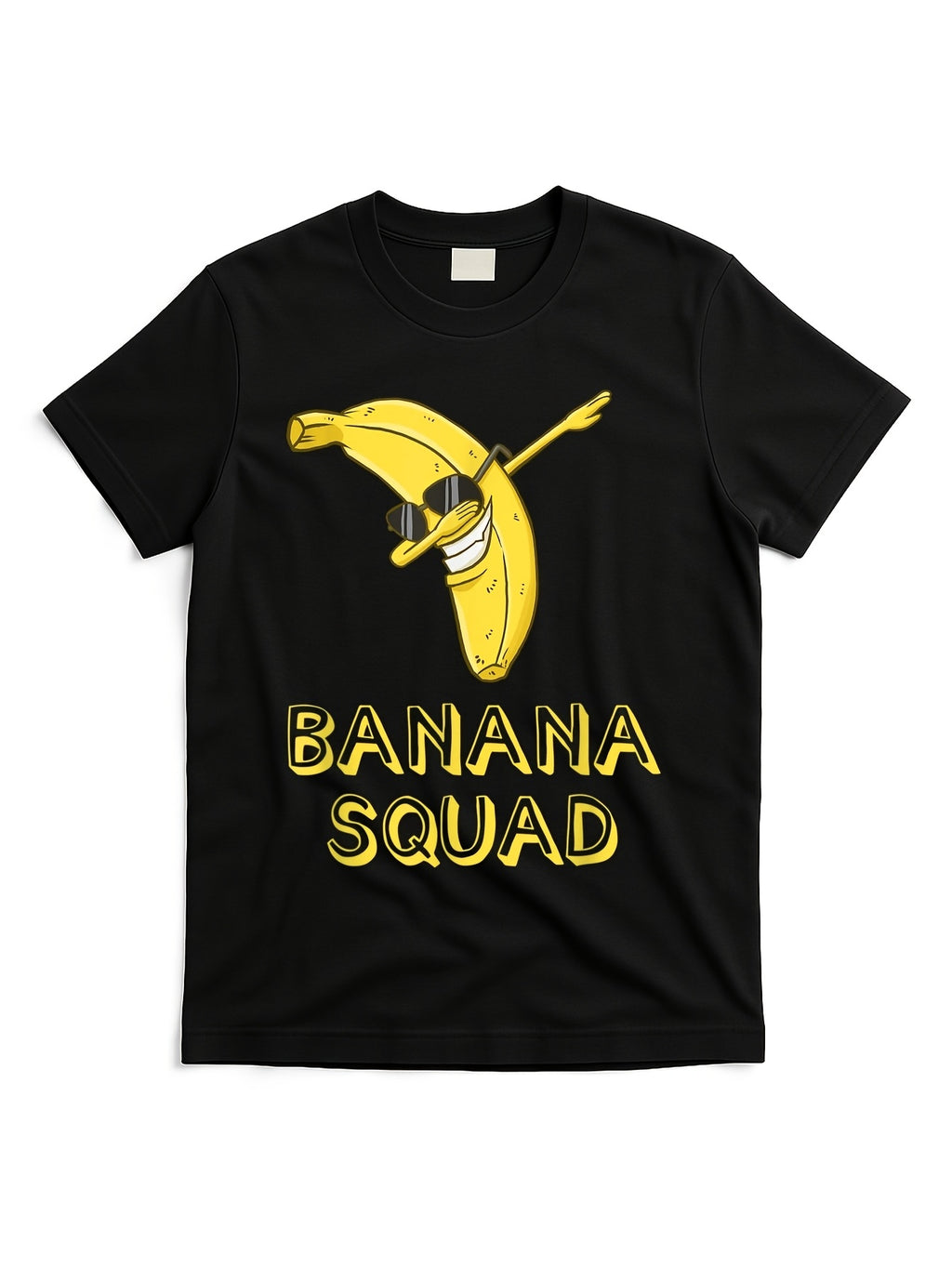 Stylish Dab Banana Design for Fruit Enthusiasts, Featuring a Cute Dabbing Motif. Unisex Summer Short-Sleeve Tee for 2026, Made from 180G Fabric