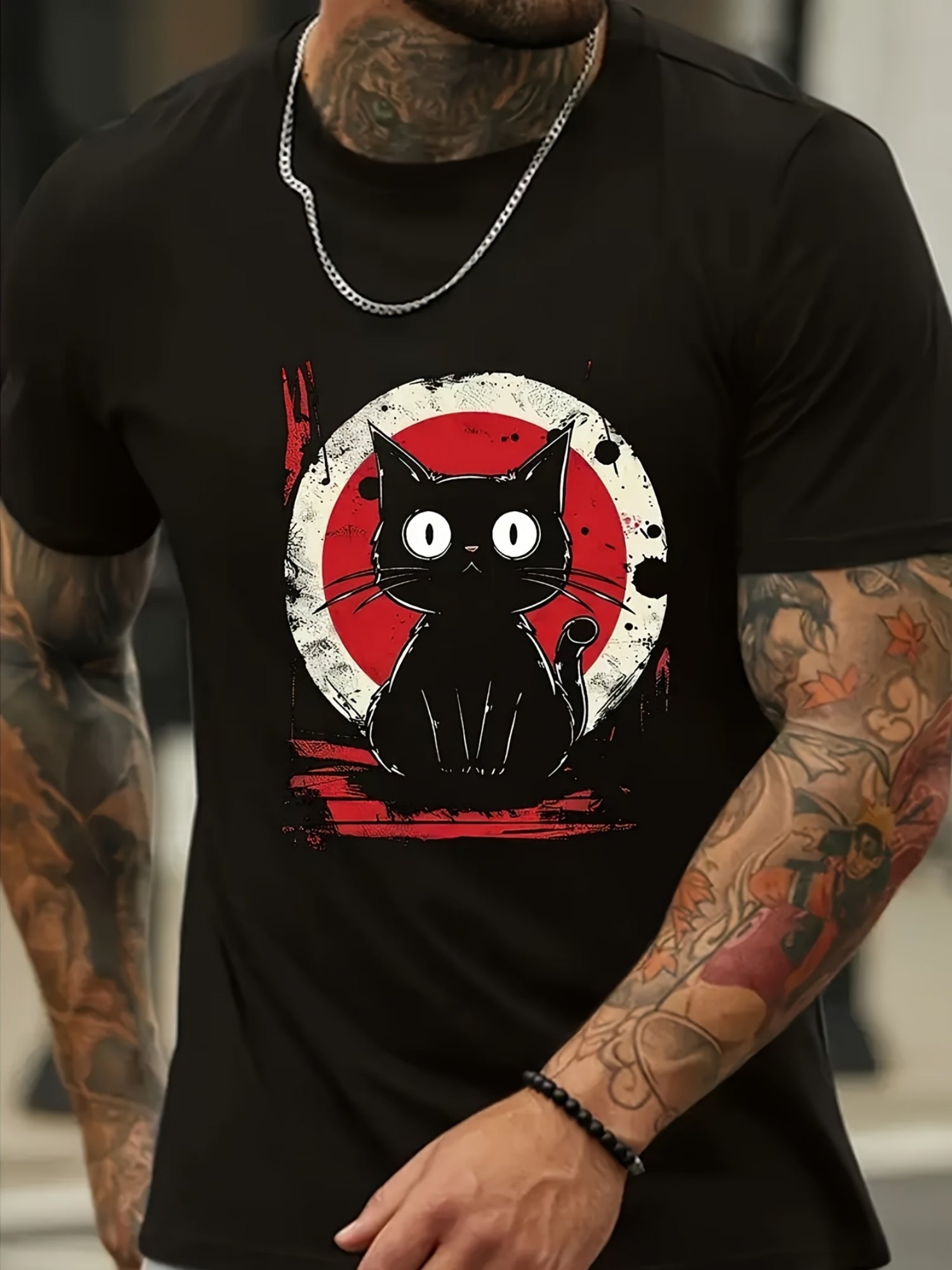 DERNM Men'S Casual Same Design for Both Men And Women 2026 Summer Short-Sleeve Graphic Tee 220G